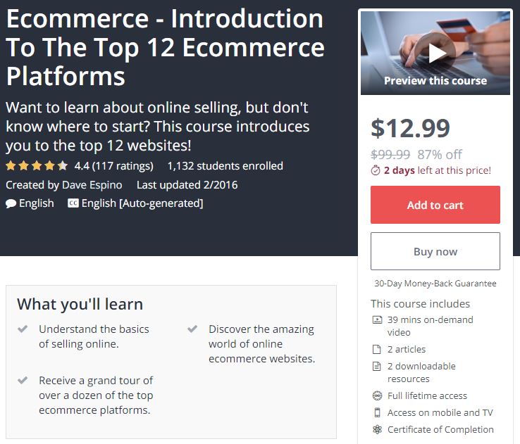 The Ultimate List of eCommerce Learning Resources 2019