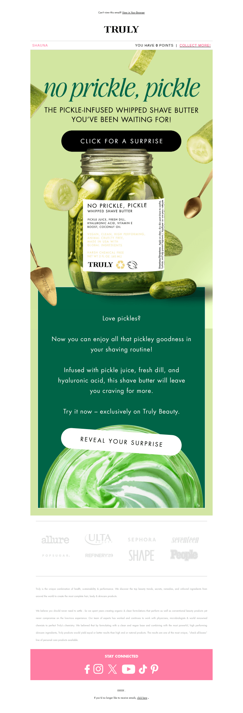 Truly Beauty — No Prickle, Pickle