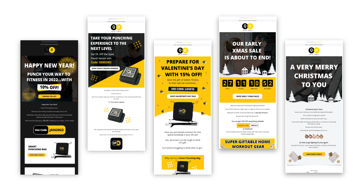 Quiet Punch Scores a Knockout 425 Increase in Email Attribution in 90