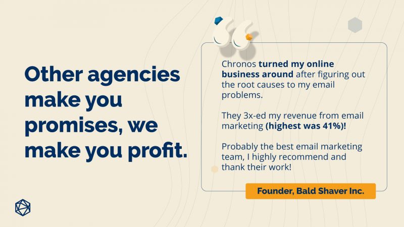 Chronos Agency Testimonials