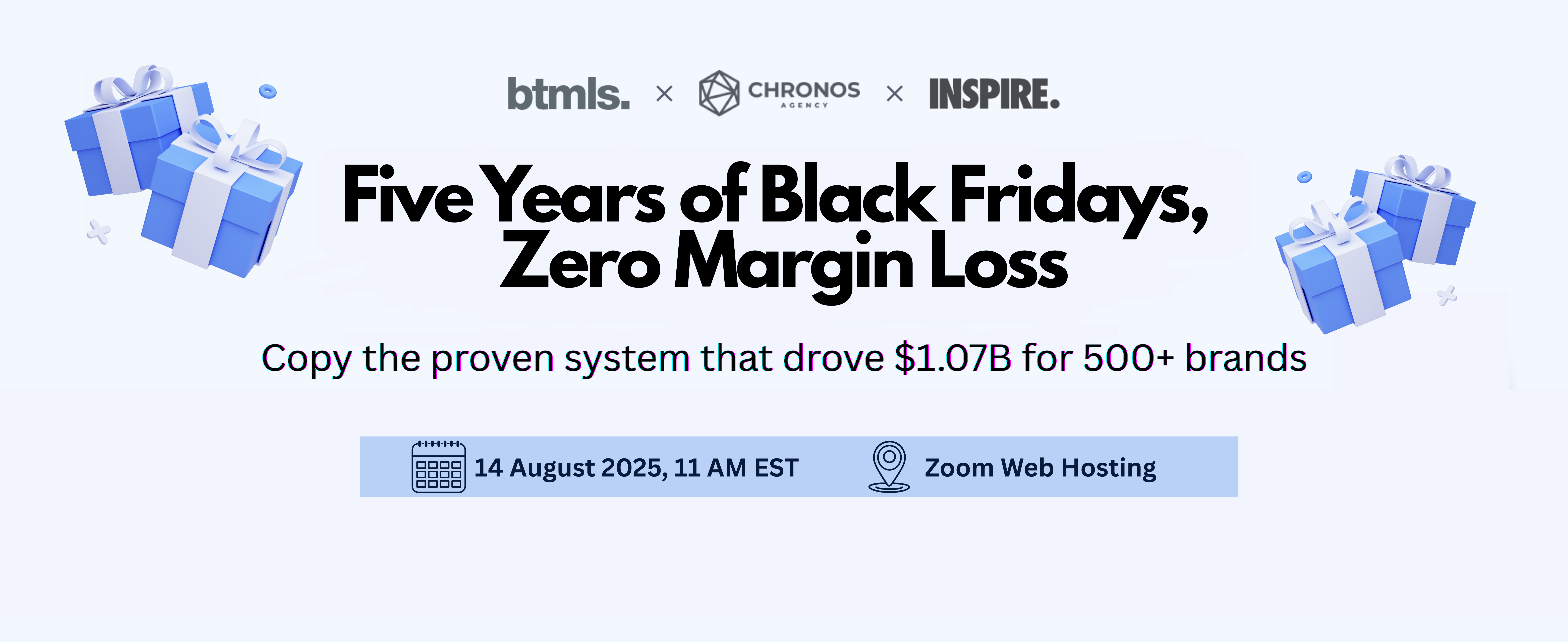 Five Years of Black Fridays, Zero Margin Loss