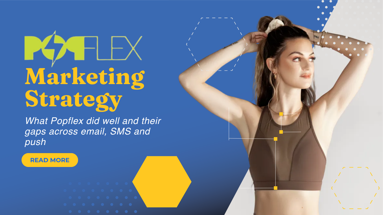 POPFLEX brand audit by Chronos Agency showing the post-quiz email that ignored the subscriber's style quiz answers